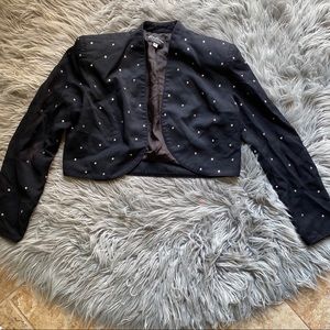 Karen Lawrence By Matthew Vintage Studded Blazer